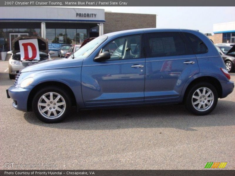 Marine Blue Pearl / Pastel Slate Gray 2007 Chrysler PT Cruiser Touring