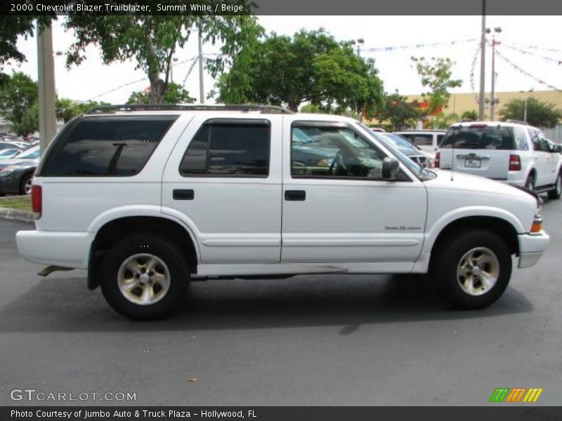 Summit White / Beige 2000 Chevrolet Blazer Trailblazer