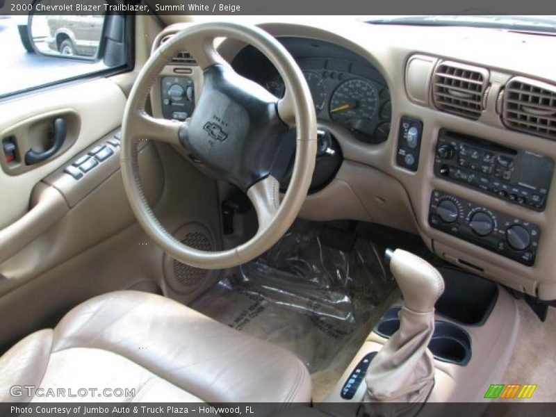 Summit White / Beige 2000 Chevrolet Blazer Trailblazer