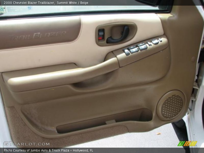 Summit White / Beige 2000 Chevrolet Blazer Trailblazer
