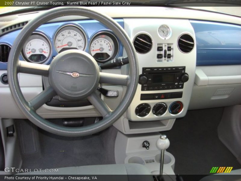 Marine Blue Pearl / Pastel Slate Gray 2007 Chrysler PT Cruiser Touring