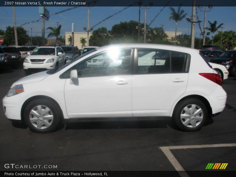 Fresh Powder / Charcoal 2007 Nissan Versa S