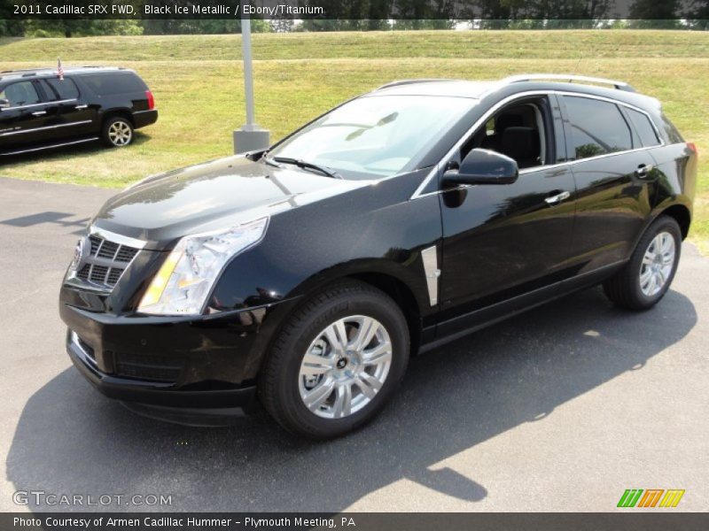 Black Ice Metallic / Ebony/Titanium 2011 Cadillac SRX FWD
