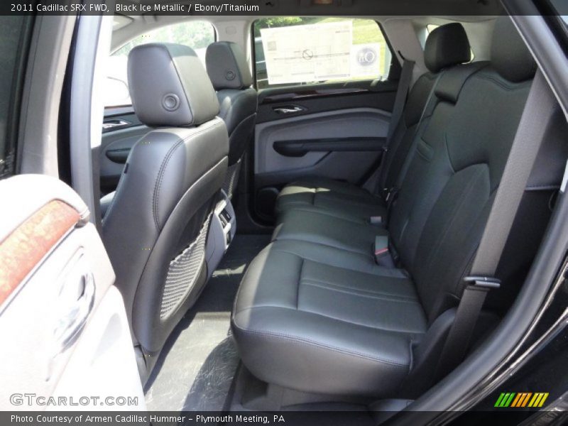 Black Ice Metallic / Ebony/Titanium 2011 Cadillac SRX FWD