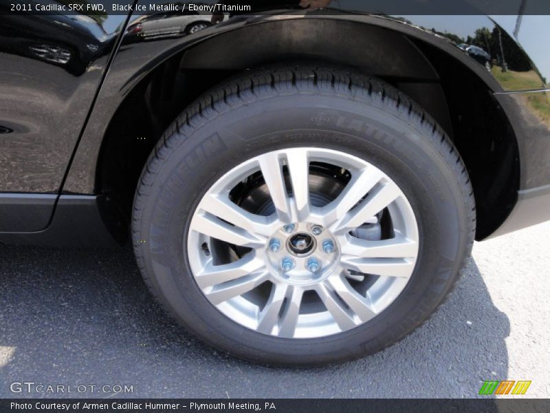 Black Ice Metallic / Ebony/Titanium 2011 Cadillac SRX FWD