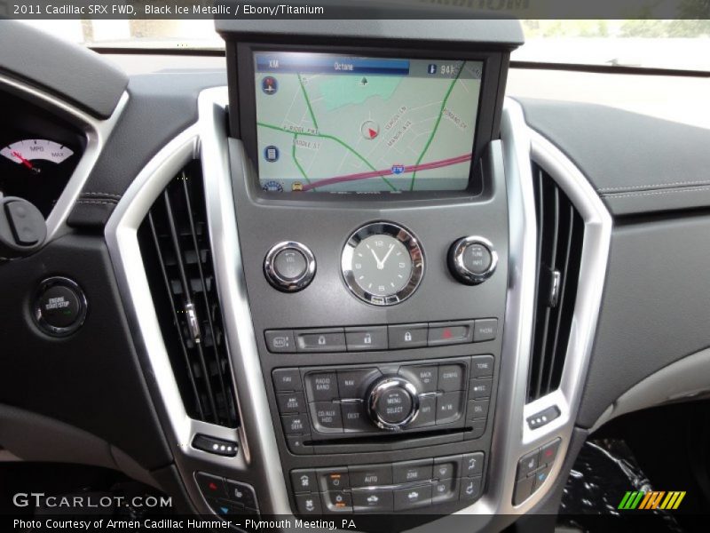 Black Ice Metallic / Ebony/Titanium 2011 Cadillac SRX FWD