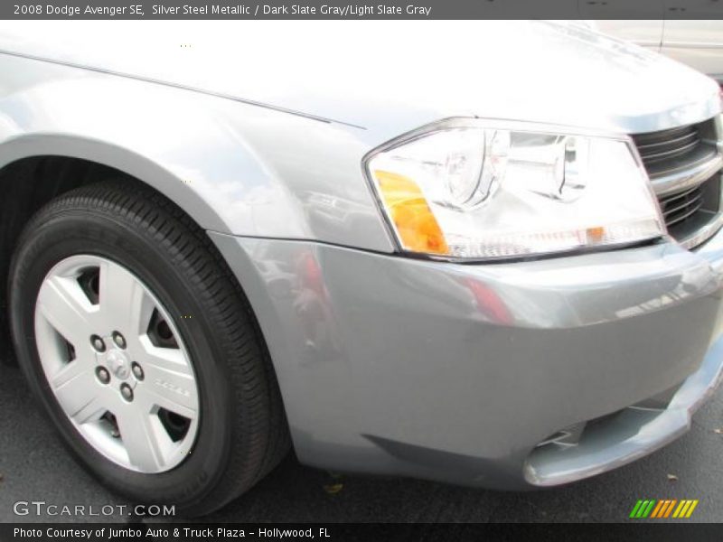 Silver Steel Metallic / Dark Slate Gray/Light Slate Gray 2008 Dodge Avenger SE