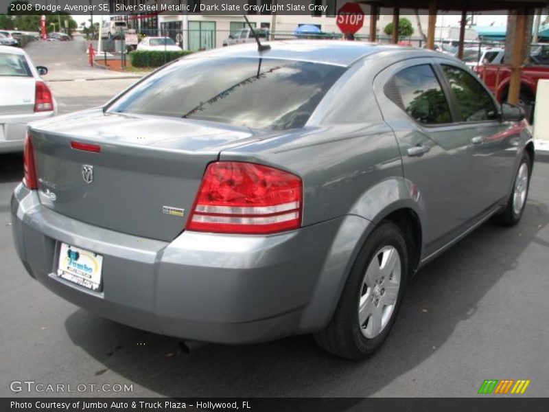 Silver Steel Metallic / Dark Slate Gray/Light Slate Gray 2008 Dodge Avenger SE