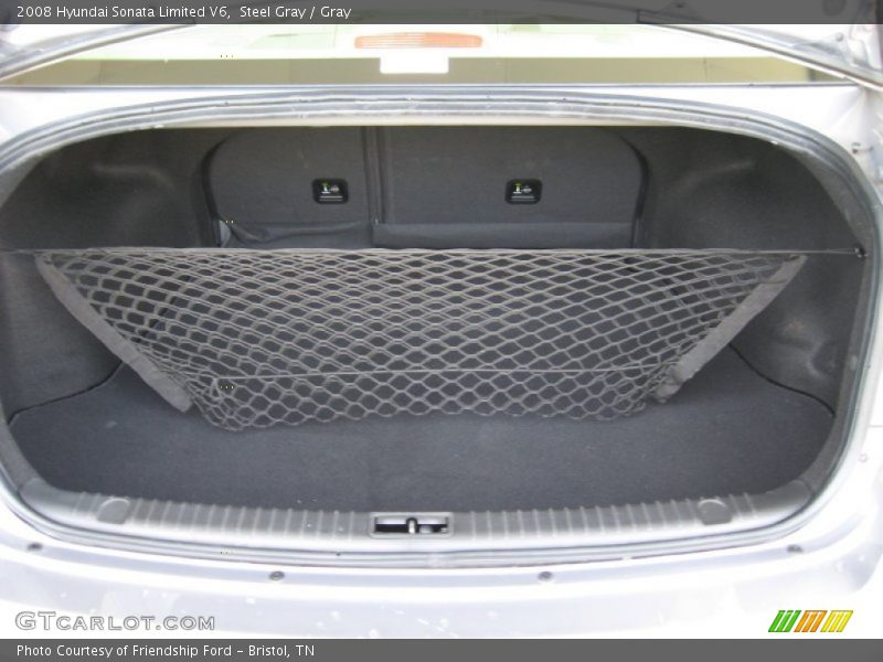 Steel Gray / Gray 2008 Hyundai Sonata Limited V6