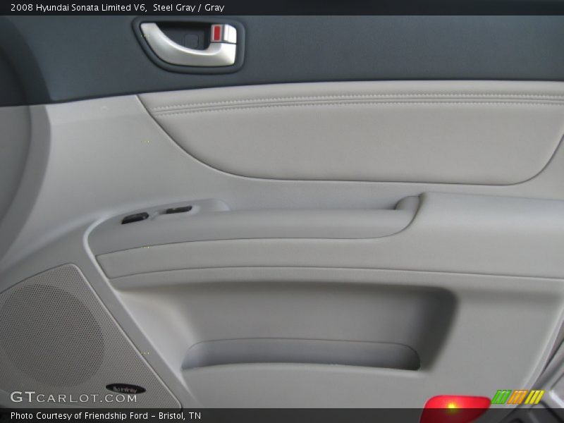 Steel Gray / Gray 2008 Hyundai Sonata Limited V6