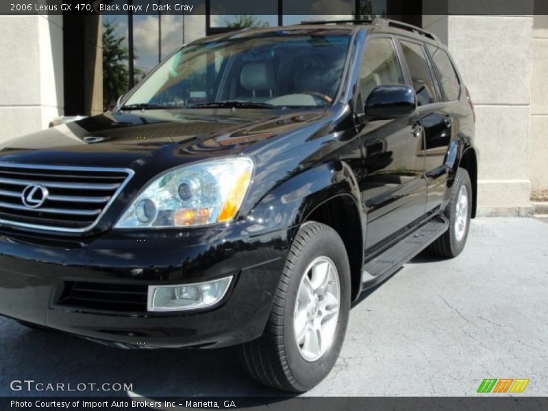 Black Onyx / Dark Gray 2006 Lexus GX 470