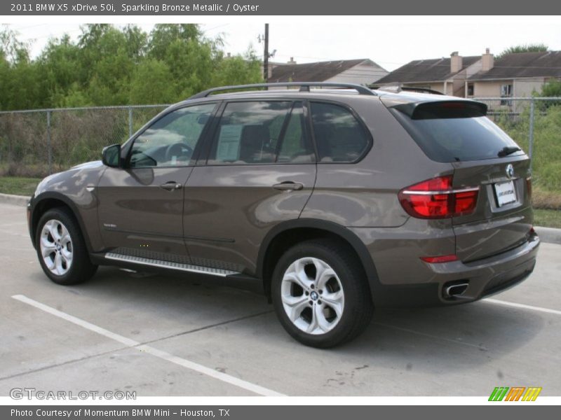 Sparkling Bronze Metallic / Oyster 2011 BMW X5 xDrive 50i