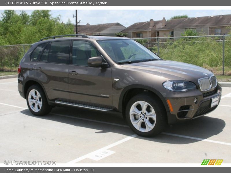 Sparkling Bronze Metallic / Oyster 2011 BMW X5 xDrive 50i