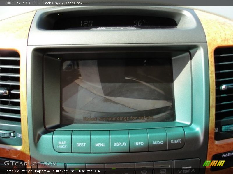Black Onyx / Dark Gray 2006 Lexus GX 470