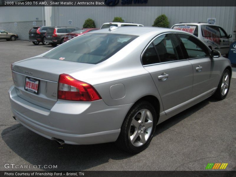 Silver Metallic / Anthracite Black 2008 Volvo S80 T6 AWD