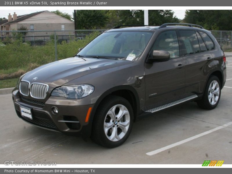 Sparkling Bronze Metallic / Oyster 2011 BMW X5 xDrive 50i