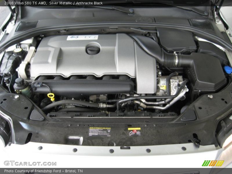 Silver Metallic / Anthracite Black 2008 Volvo S80 T6 AWD