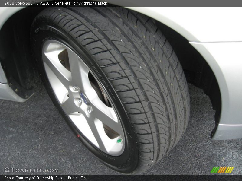 Silver Metallic / Anthracite Black 2008 Volvo S80 T6 AWD