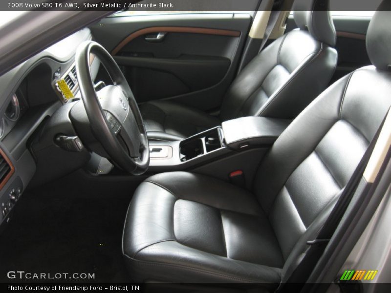 Silver Metallic / Anthracite Black 2008 Volvo S80 T6 AWD