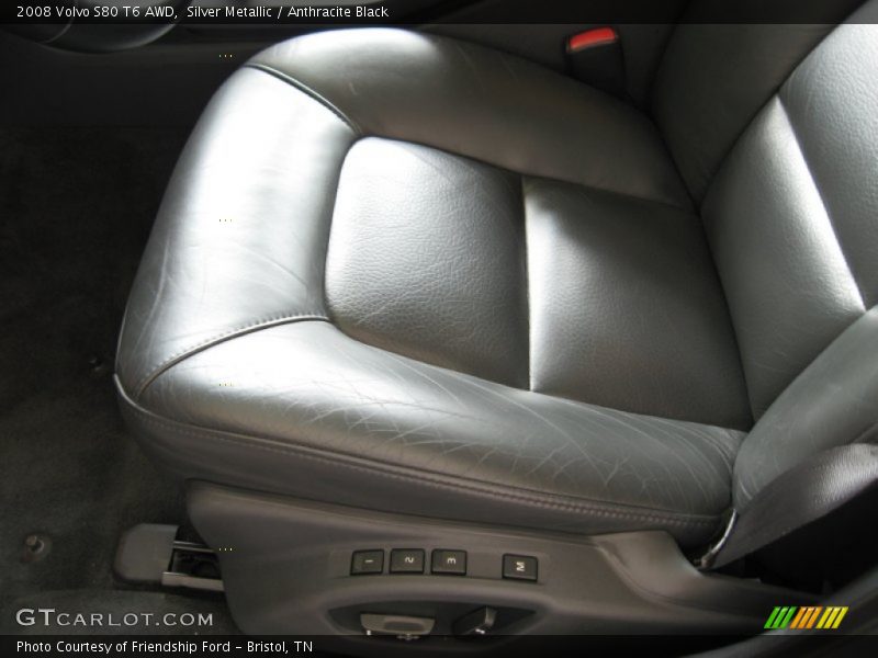 Silver Metallic / Anthracite Black 2008 Volvo S80 T6 AWD