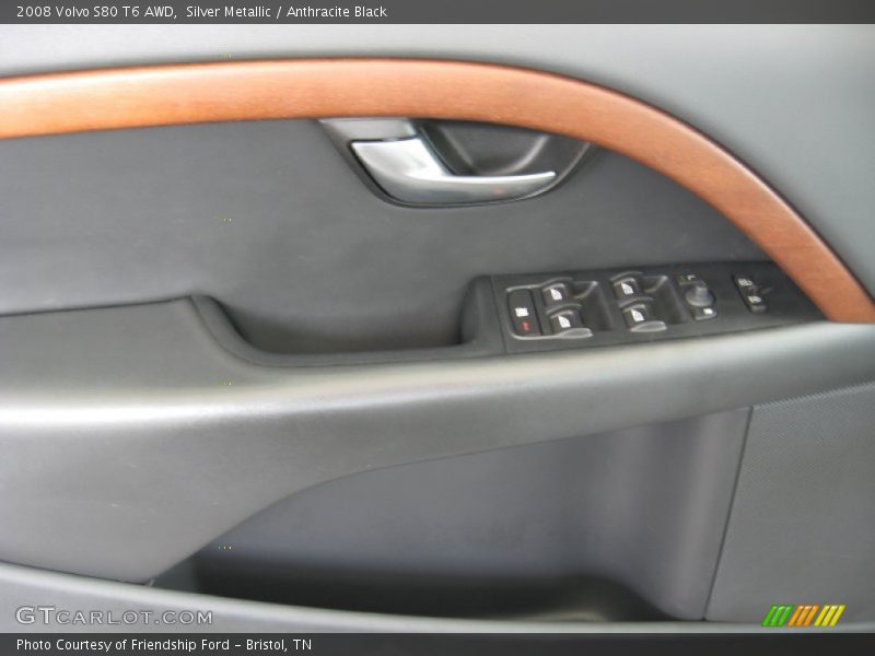 Silver Metallic / Anthracite Black 2008 Volvo S80 T6 AWD