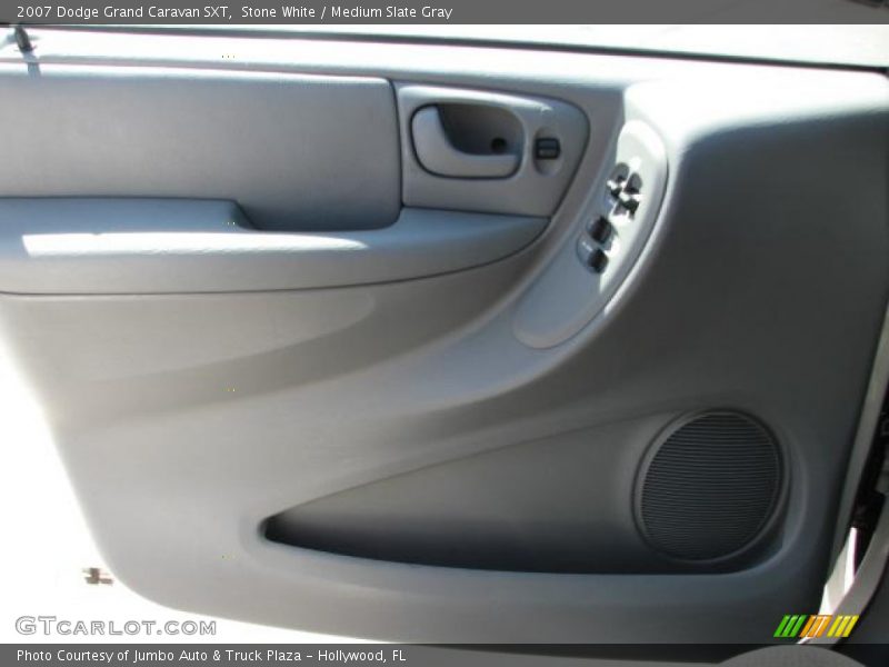 Stone White / Medium Slate Gray 2007 Dodge Grand Caravan SXT