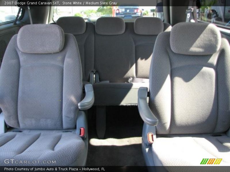 Stone White / Medium Slate Gray 2007 Dodge Grand Caravan SXT