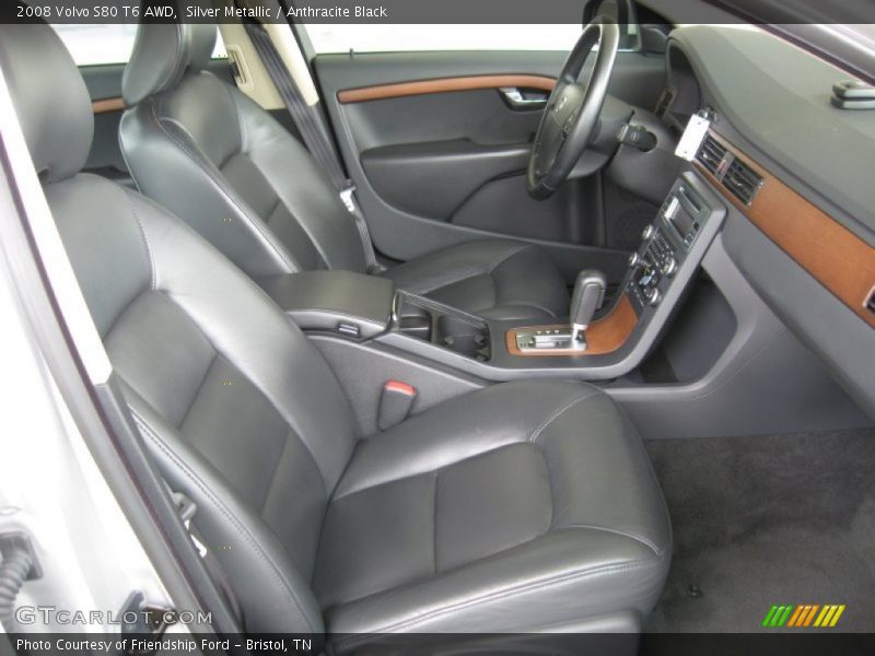 Silver Metallic / Anthracite Black 2008 Volvo S80 T6 AWD