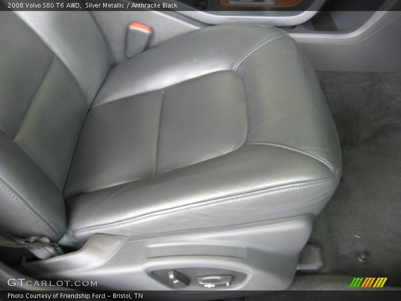 Silver Metallic / Anthracite Black 2008 Volvo S80 T6 AWD