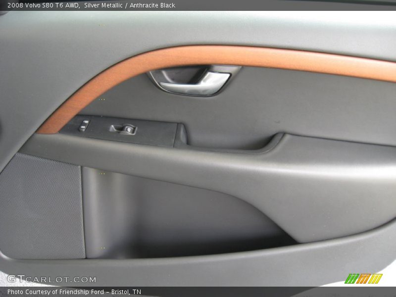 Silver Metallic / Anthracite Black 2008 Volvo S80 T6 AWD