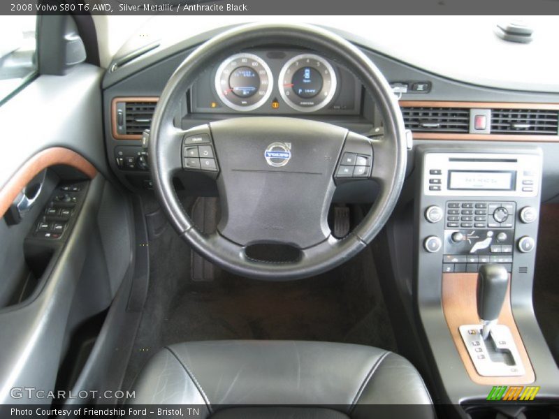 Silver Metallic / Anthracite Black 2008 Volvo S80 T6 AWD