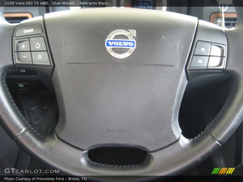 Silver Metallic / Anthracite Black 2008 Volvo S80 T6 AWD
