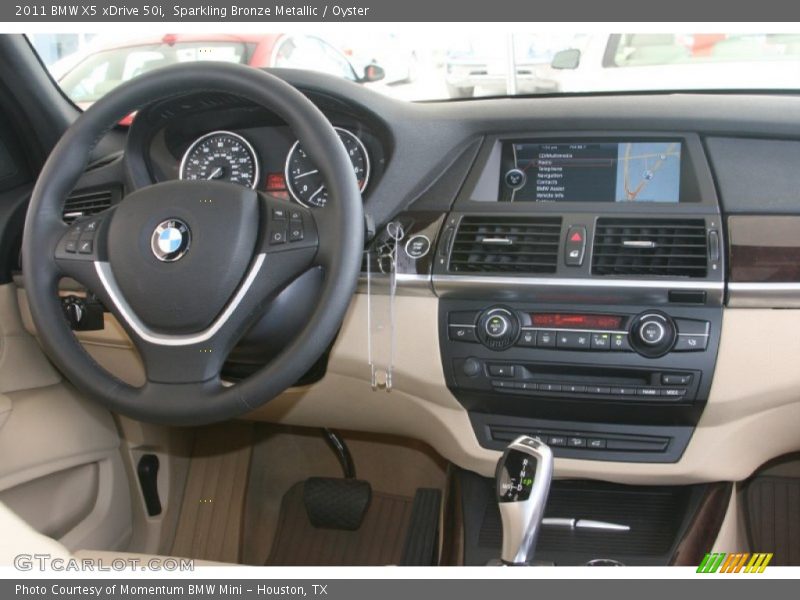 Sparkling Bronze Metallic / Oyster 2011 BMW X5 xDrive 50i