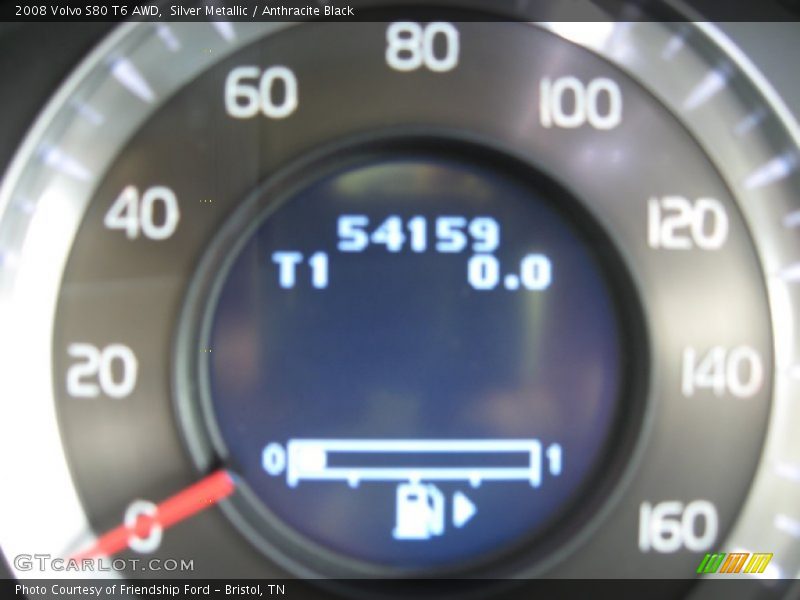 Silver Metallic / Anthracite Black 2008 Volvo S80 T6 AWD