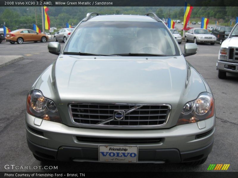 Willow Green Metallic / Sandstone 2008 Volvo XC90 3.2 AWD