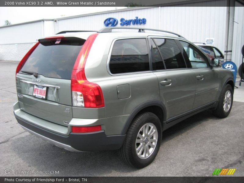 Willow Green Metallic / Sandstone 2008 Volvo XC90 3.2 AWD