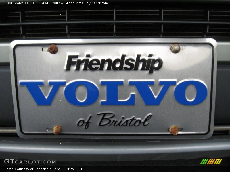 Willow Green Metallic / Sandstone 2008 Volvo XC90 3.2 AWD