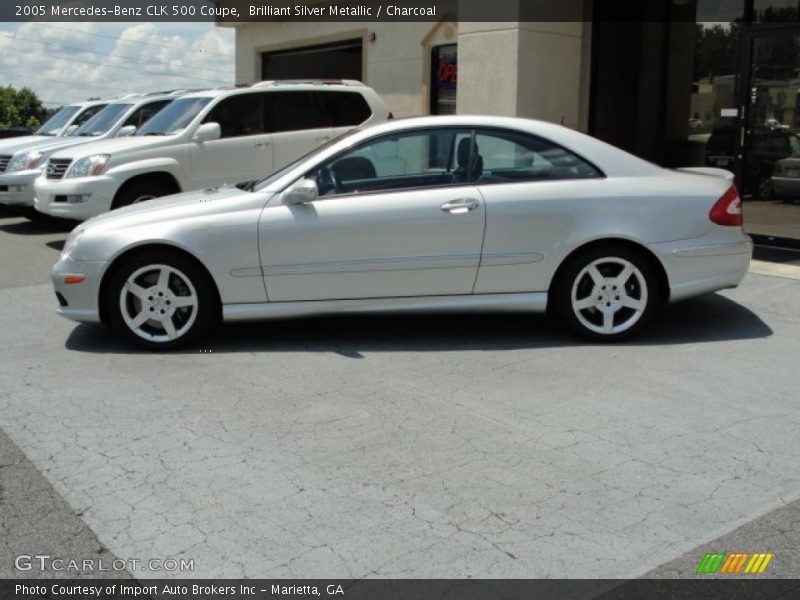  2005 CLK 500 Coupe Brilliant Silver Metallic