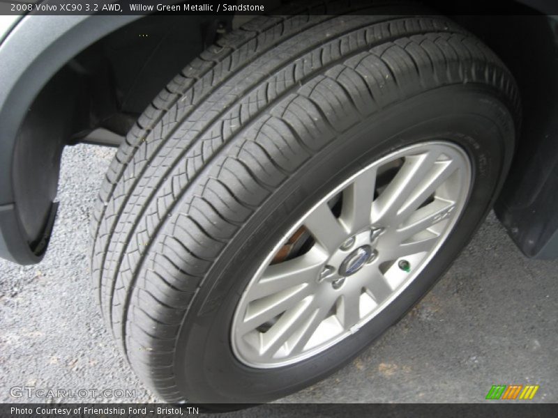 Willow Green Metallic / Sandstone 2008 Volvo XC90 3.2 AWD