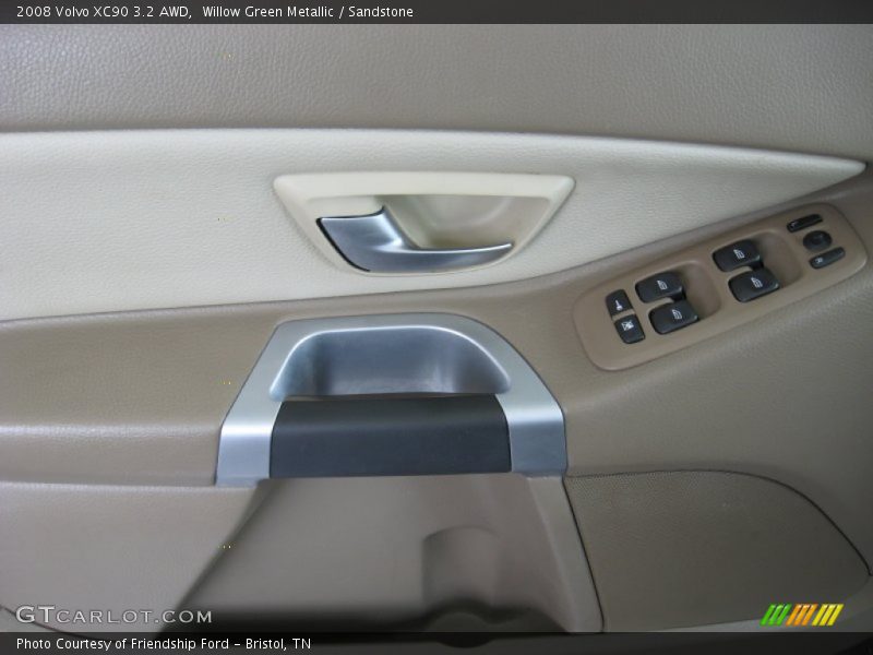 Willow Green Metallic / Sandstone 2008 Volvo XC90 3.2 AWD