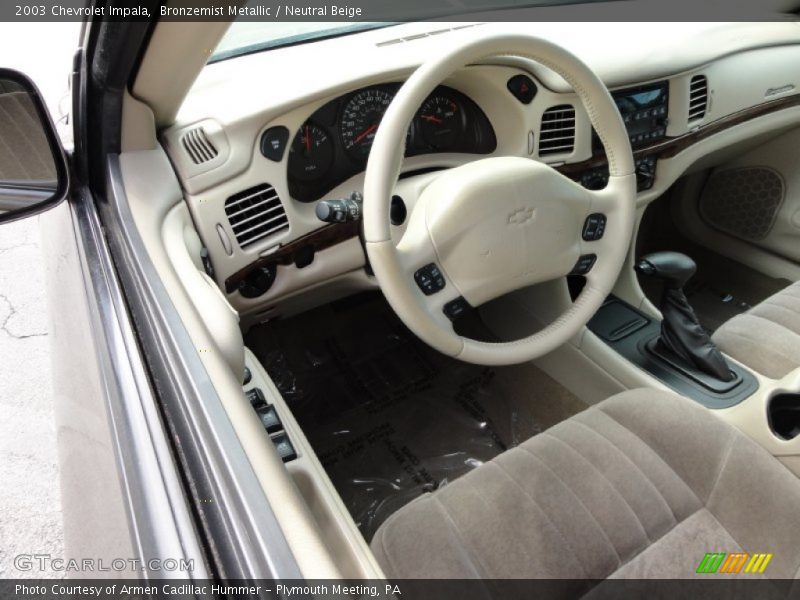 Bronzemist Metallic / Neutral Beige 2003 Chevrolet Impala