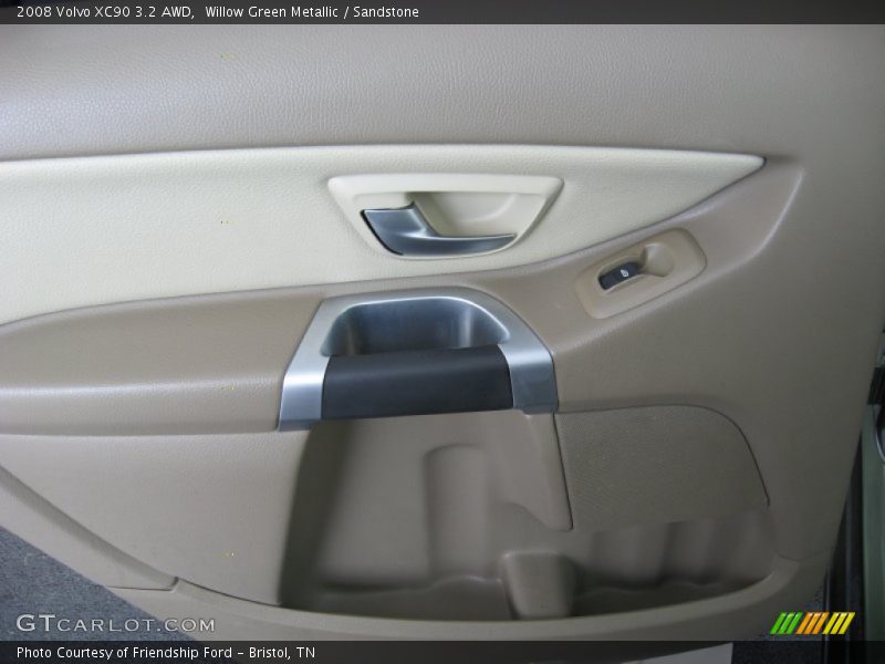Willow Green Metallic / Sandstone 2008 Volvo XC90 3.2 AWD