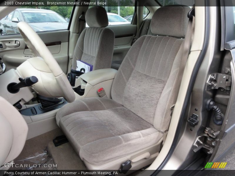  2003 Impala  Neutral Beige Interior
