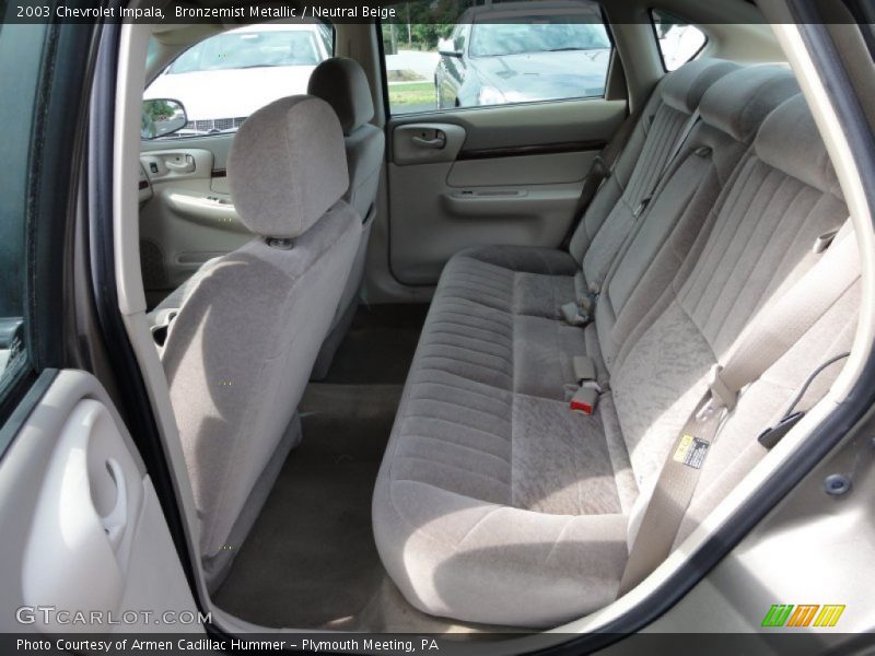 Bronzemist Metallic / Neutral Beige 2003 Chevrolet Impala