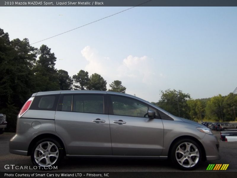 Liquid Silver Metallic / Black 2010 Mazda MAZDA5 Sport