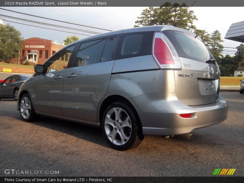 Liquid Silver Metallic / Black 2010 Mazda MAZDA5 Sport