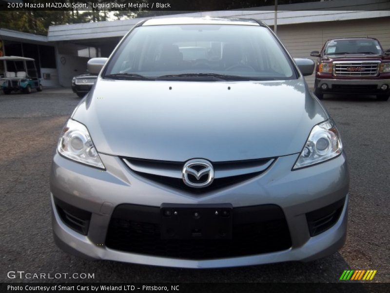 Liquid Silver Metallic / Black 2010 Mazda MAZDA5 Sport