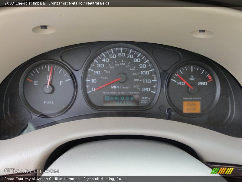  2003 Impala   Gauges