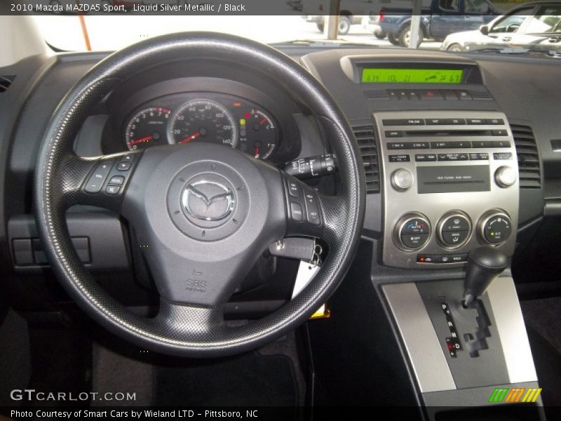 Dashboard of 2010 MAZDA5 Sport