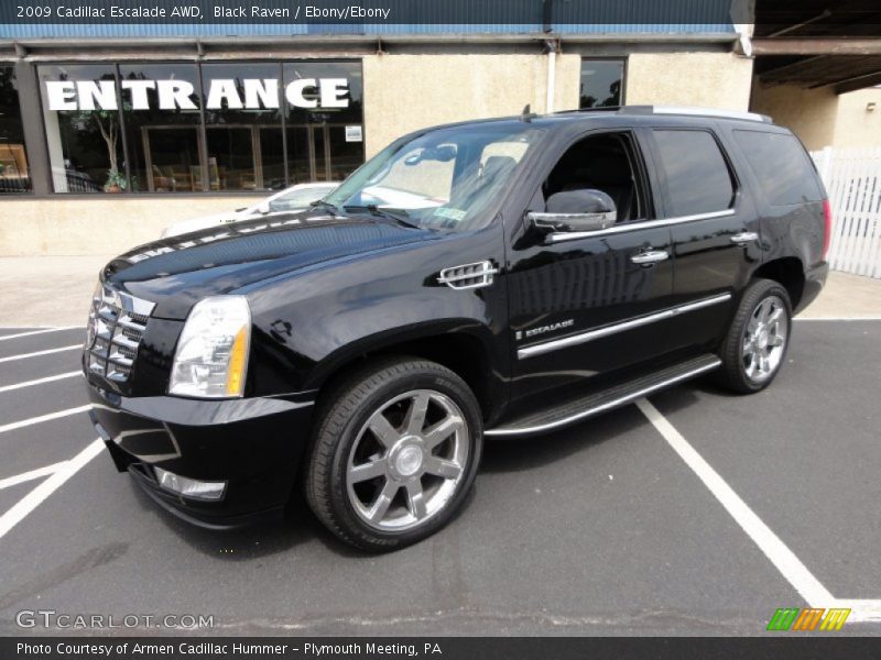 Black Raven / Ebony/Ebony 2009 Cadillac Escalade AWD